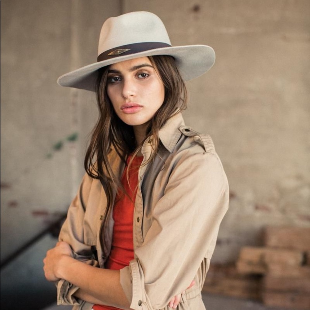Brixton Rio Hat in Silver